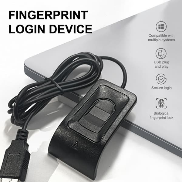 För 10 11 USB-fingeravtrycksläsare Fingeravtrycksbiometrisk fingeravtryck