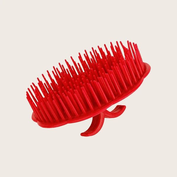 1 st svart hårkam hårbottenmassager rund kam för kvinnor män S E