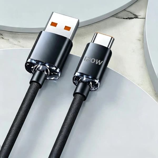 120W 6A pikalataus USB Type C -pikalatauskaapeli puhelimeen A3