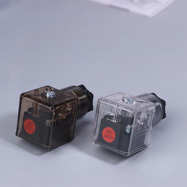 Magnetventilplugg Hydraulisk ventil Transparent spenning Universal AC220V transparent