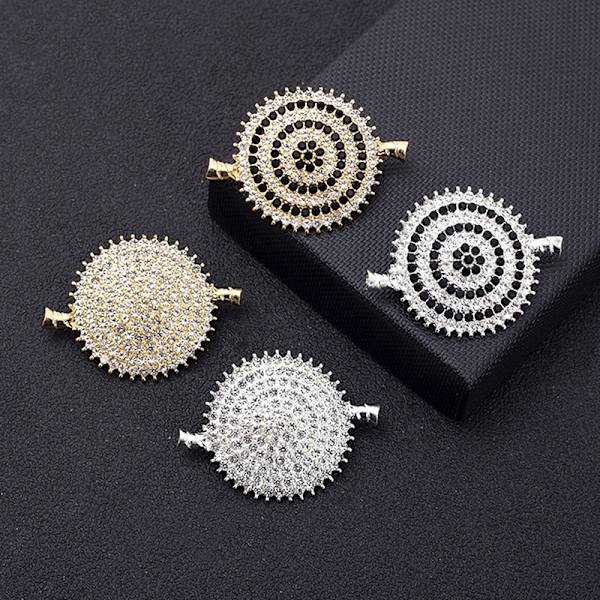 Kreative krystalbrocher Pins Broche Cardigan Faste seler Dre A