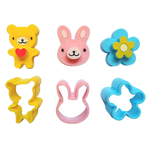 3 stk Sandwich Crust ter Cookie Brødform Bento Maker Panda F