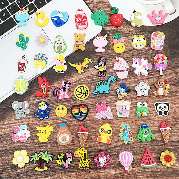 20stk Ikke gjentakende Sand Shoe Charms Tilbehør PVC Skodekor