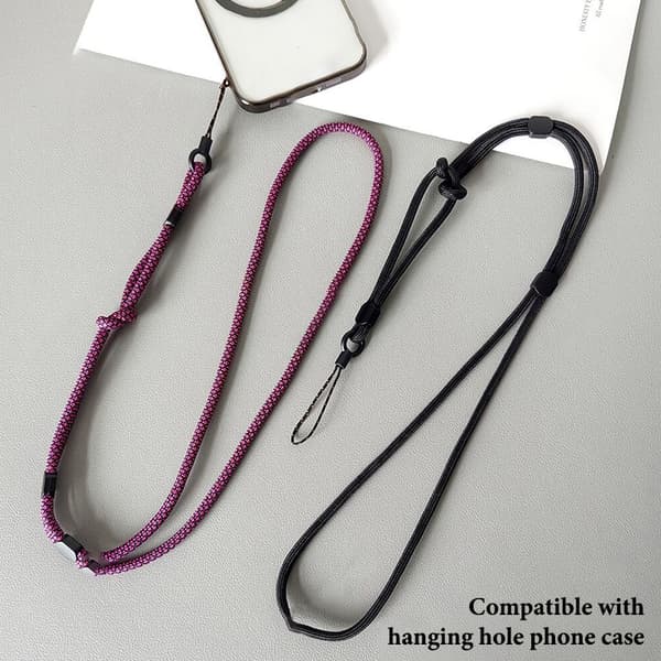 2PCS Avtagbar handledsrem Nackrem 2 i 1 Crossbody Telefonrem A2
