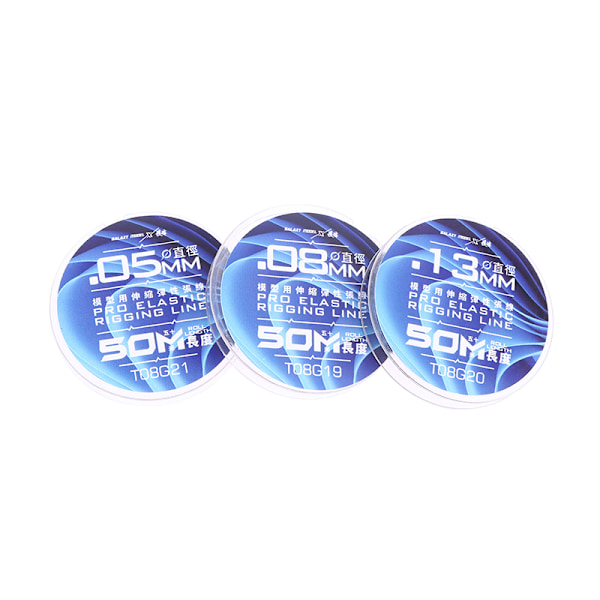 Galaxy 0.05mm/0.08mm/0.13mm elastisk line for flytankskip 0.05mm