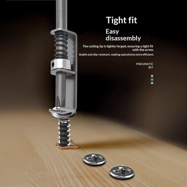 Fjäderbelastad skruvhållare borr Anti Drop Bit Fixing Clamp A2