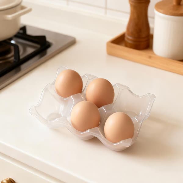 Oppbevaringsstativ Eggkartongbrett Silikon Eggoppbevaringsboks Epoxy Re C