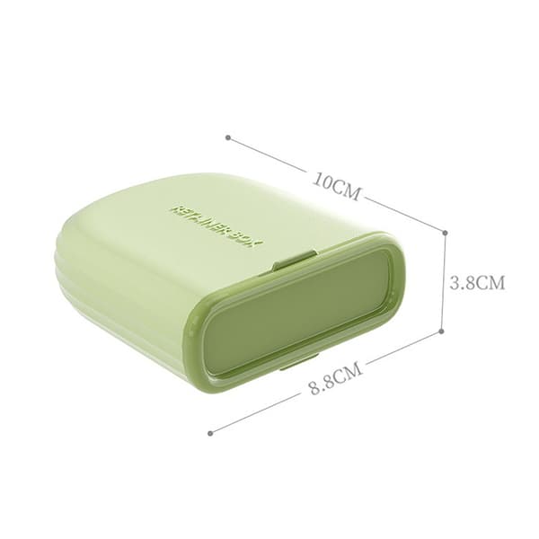 1 stk. elegant bærbar usynlig ortodontisk etui for forseglet opbevaring B