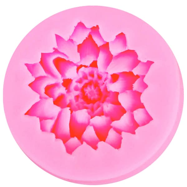 Lotus blomst silikone fondant kageforme chokoladeform til ba