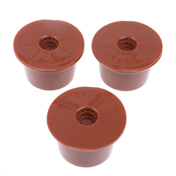 3PCS Återanvändbara kaffekapslar för Caffitaly påfyllningsbara kaffekapslar 5 * 5 * 5
