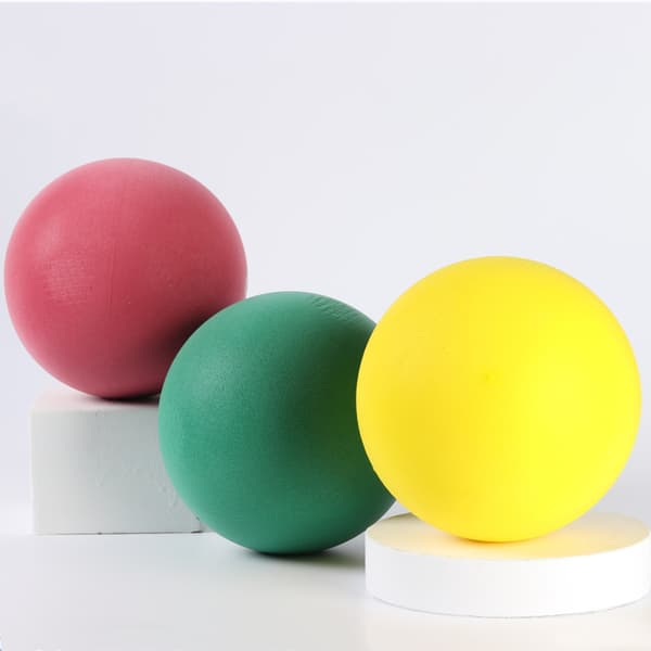 18CM Mute Ball Baby Utendørs Leke Solid Svamp Myk Elastisk Ball Blue