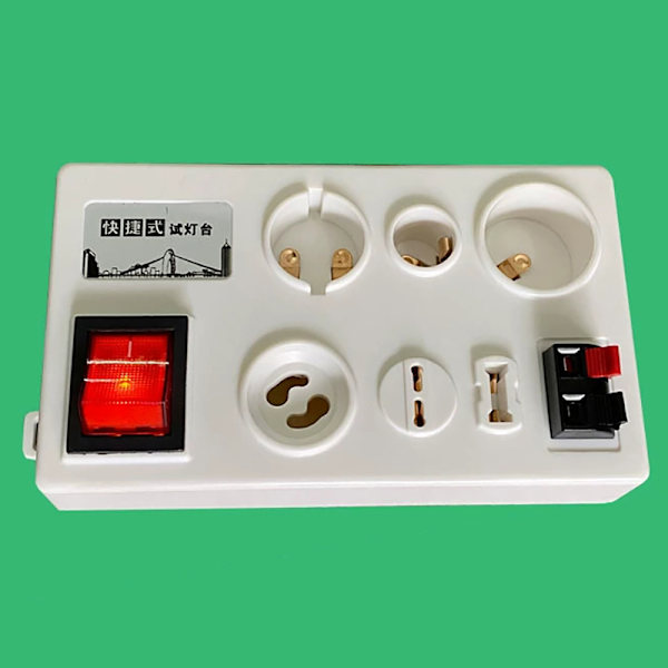 LED-tester til E27/B22/E14/GU10/G4-G9 pæretester Multi-p EU