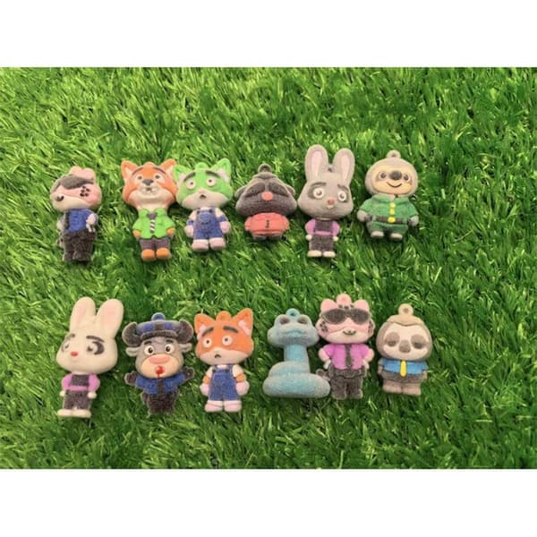 1/12 st Zootopia Blind Box Tecknad Nick Judy Karaktärer Figur 1PCS