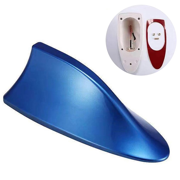 Autoradio Shark Fin Car Shark Antenni Radio FM Signal Design Fo Blue