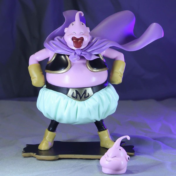 Dragon Ball Z Fat Buu Figur 15cm Majin Buu med 2 huvuden Boo Pv