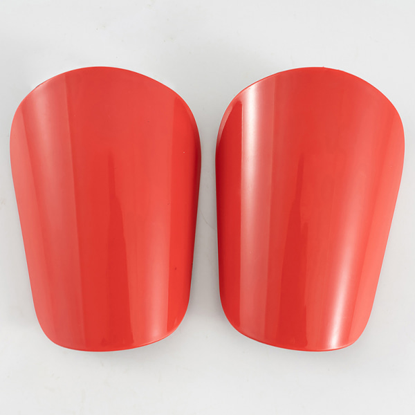 1 par fotballbenbeskyttere slitasjebestandig, absorberende benbeskyttelse Red