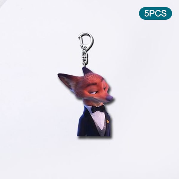 Zootopia-animaation oheislaitteen avaimenperä, sarjakuva Judy Nick e Bag A7