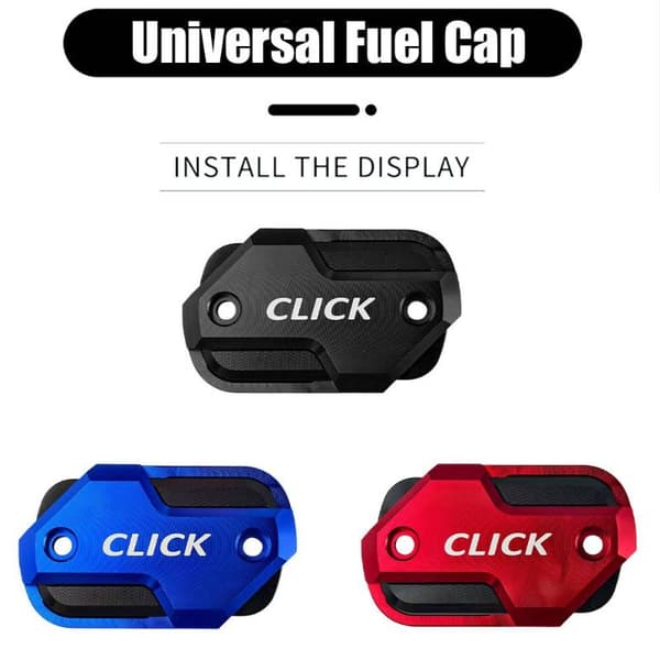 Främre bromsvätskelock för Click V2 V3 Click 160 CNC-legering Black