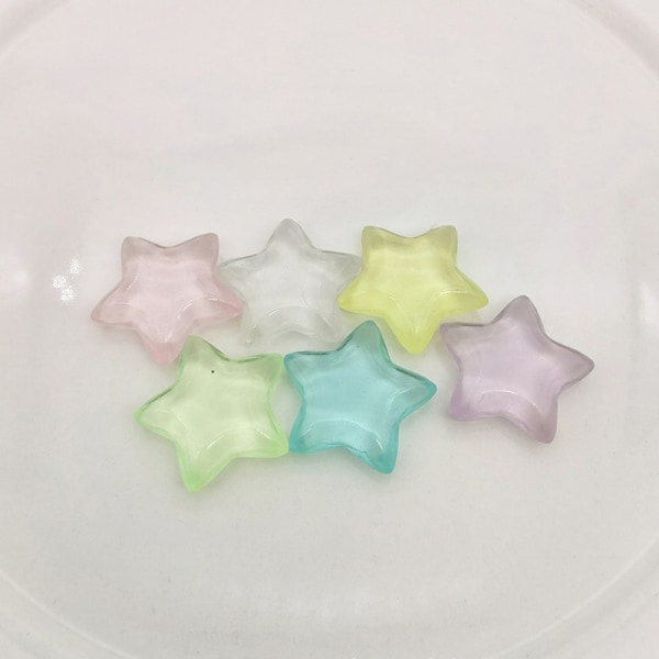 10Pc Luminous Mini Resin Star Car Dashboard Leker Dukker Figurer