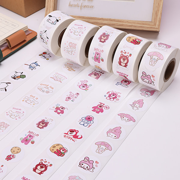 500 Stickers / Volym e Cartoon Stickers KT Cat Star Pacha Dog A2