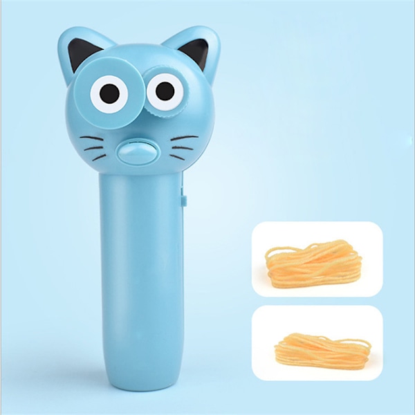 ZipString Rope Launcher Propeller Toys e Cat String Controller Blue
