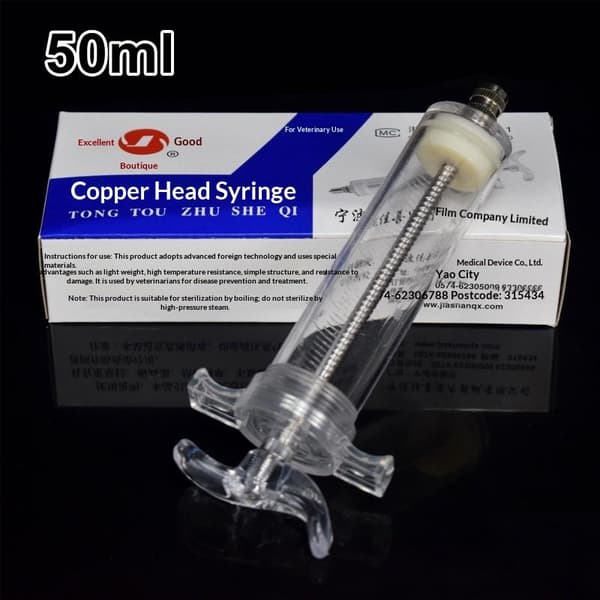 20ml 30ml 50ml 100ml Automatisk plastsprøyte for storfe 10ml
