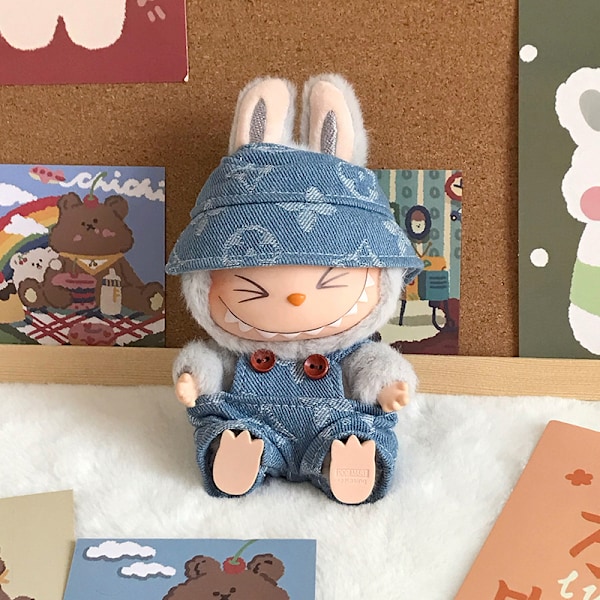 2 kpl Vaatteita Labubu-nukeille, Tyylikkäät Kawaii Ou -asusteet A3