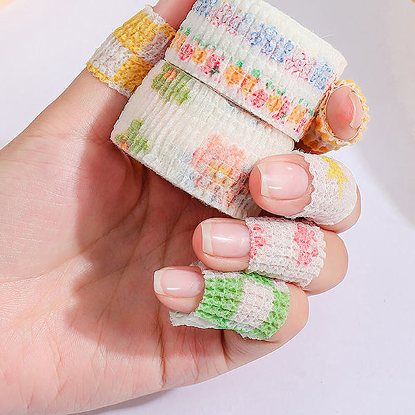 Nail Finger Protection Bandage Flex Anti UV Åndbar Wrap Tap 2.5cm*4m