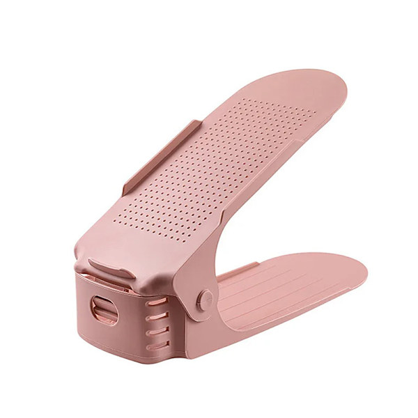 1/5 STK Flere farger Justerbar Skostativ Organizer Skospor Pink