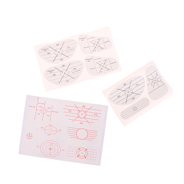 10 stk Golf Impact Stickers Klistremerke Overdimensjonerte etiketter Roll Balls A