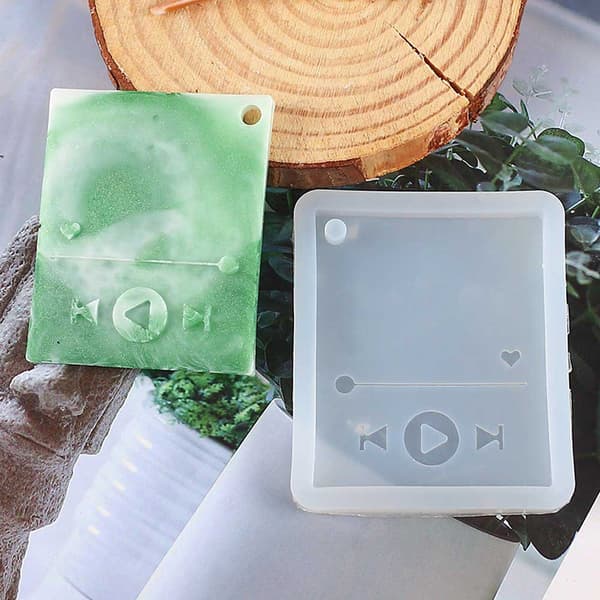 Epoksi Craft avaimenperä UV- mold Musiikkisoitin mould A3