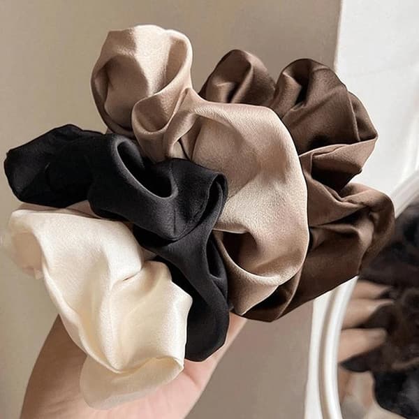 5 stk. Retro Store Scrunchies - Premium Hårbånd til Kvinder 5PCS
