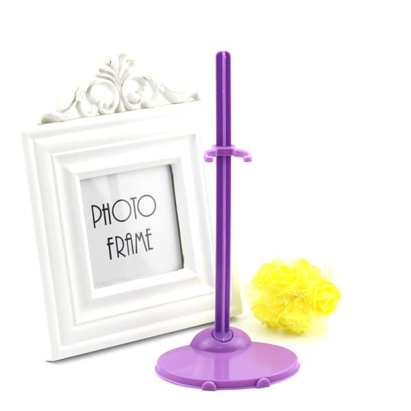 Stativ för 1/6 dockor Stödställ 30 cm Figur Display Hållare T pink