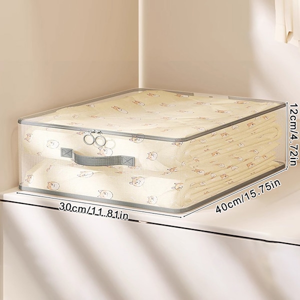 Klar tøjopbevaringspose Beige