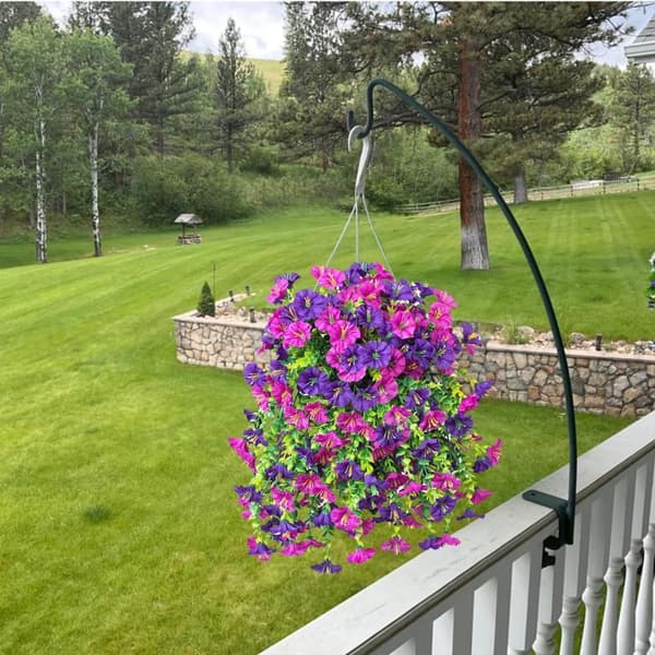 2 stk kunstige blomster vin Morning Glory bryllupsfest A5 2pcs