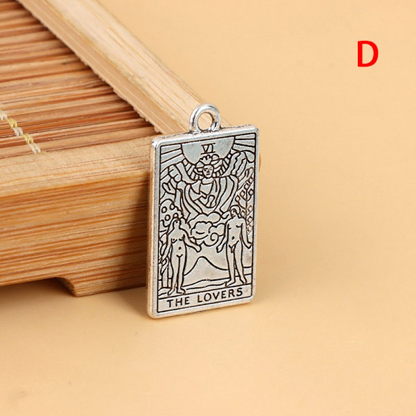 1 stk Tarot anheng DIY Witch Divination Moon Sun Charms Armbånd D