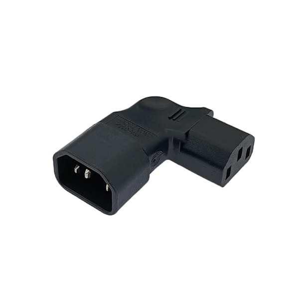 10A 3Pin IEC-stik nede OP 90 vinklet IEC 320 C14 han til C1 A2