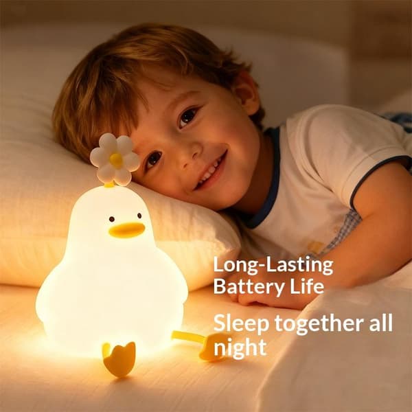e Duck Led nattlys USB oppladbare nattlys silikon La A