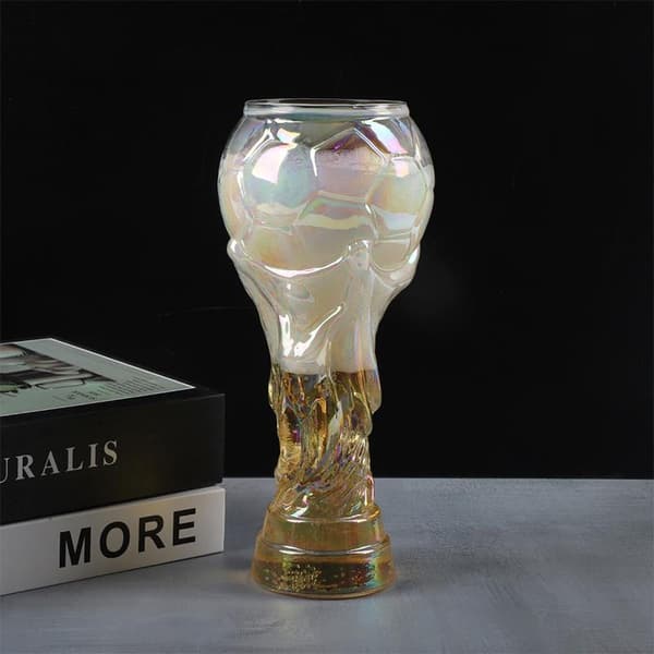 Fodboldfans Ølglas Kaffekrus Trofæform Til Familie Ba 800ml transparent