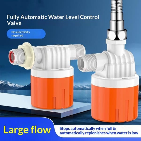 Automatisk vannstandskontrollventil flottørkuleventil 1/2\" 3/4\" Auto A1