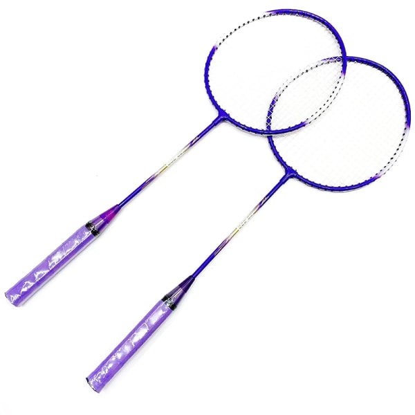 2st/ Set Badmintonracket Amatör Primär Badmintonracket Trai Random Color with bag
