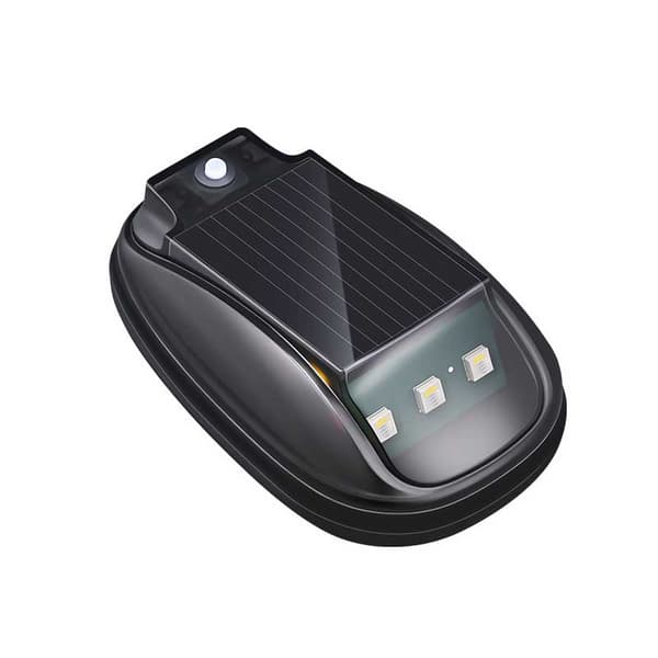 Aurinkoenergialla toimiva auton katon RGB-vilkkuvalo D