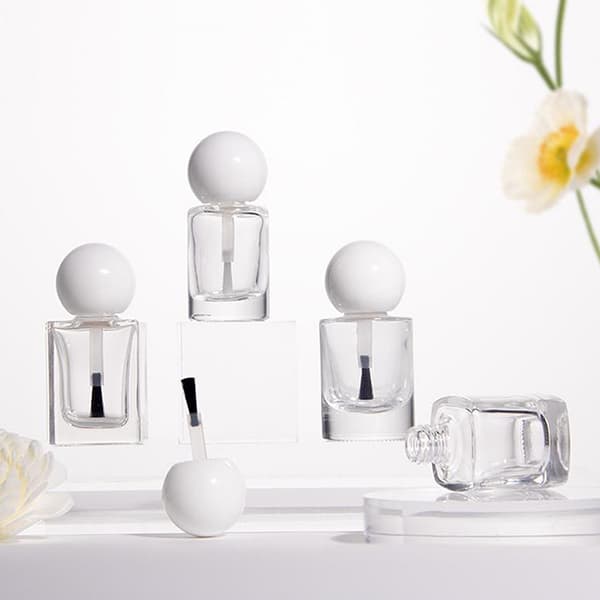 8/10/15ml Tomme Neglelakkflasker Børstehette Påfyllbart Glass 10ml