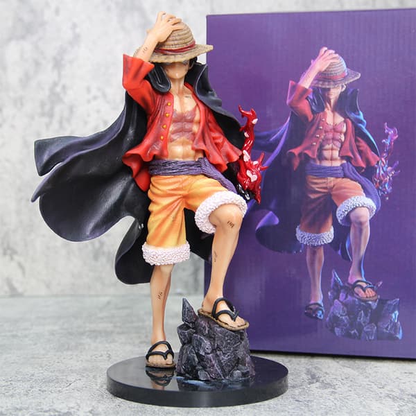 One Piece Yonko Luffy Figuuri 4 Emperors GK Anime Figuurit 2 Head