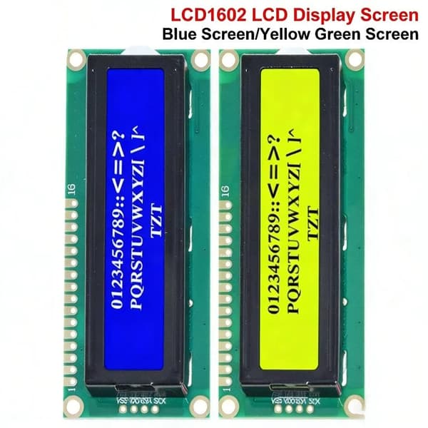 1 stk. LCD1602 modul blå grøn 16x2 tegn LCD-displaymodul A1