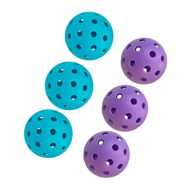 6 stk. Pickleball-bolde Professionel Konkurrencekvalitet 40 huller 7