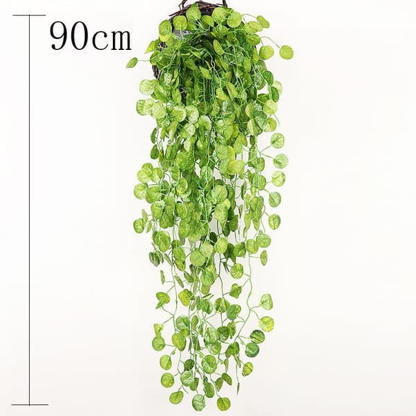 Kunstige hængeplanter, potteplanter, falsk eukalyptus, Boston A4