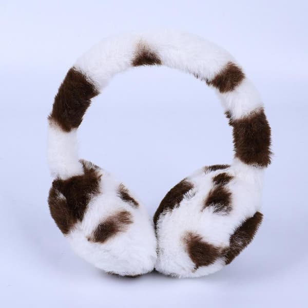 Vintervarme Fluffy Ørevarmere e Bløde Farverige Fuzzy Ørevarmere Øre Black