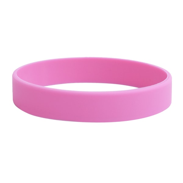 Tukku silikonikumiranneke Joustava ranneke Cuff Br Pink