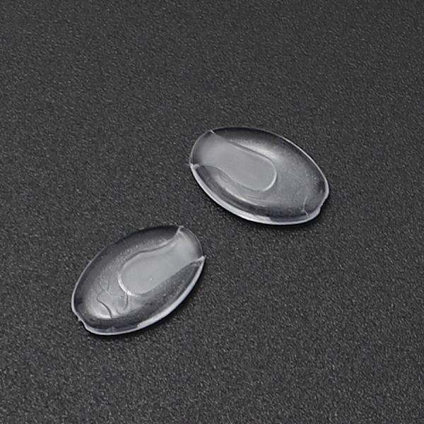 25 paria / set Plug-in silmälasit Nenätyynyt Läpinäkyvä PVC Anti S